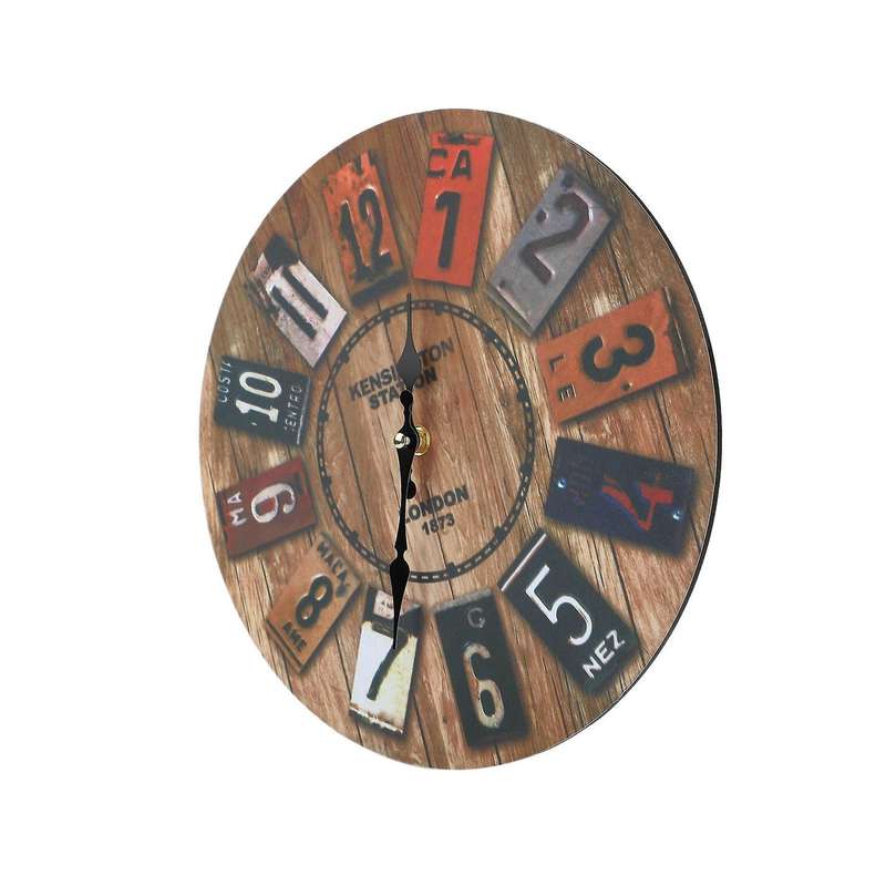 Wood European Old Time Classic Retro Wall Clock Fashion Decoration