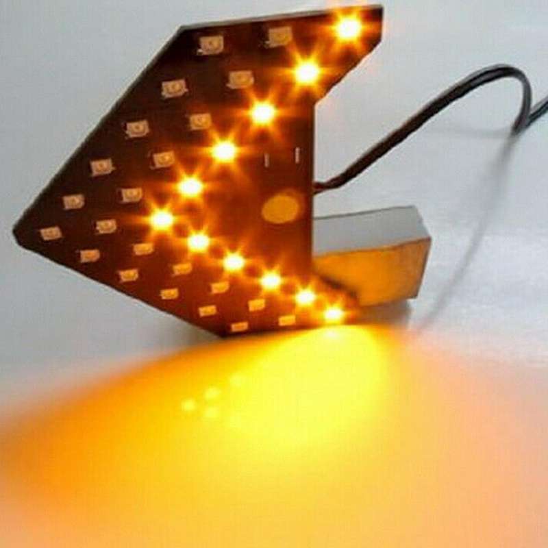 4pcs Amber Yellow 33-smd Sequential Led Arrows for Turn Signal Lights