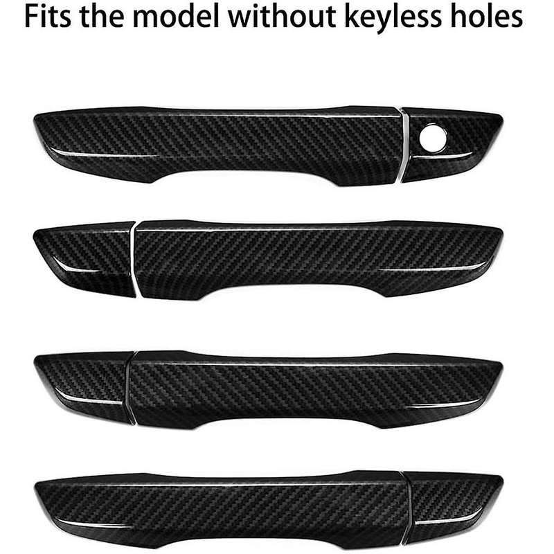 For 10th Gen Civic Abs Carbon Fiber Style Door Handle Cover