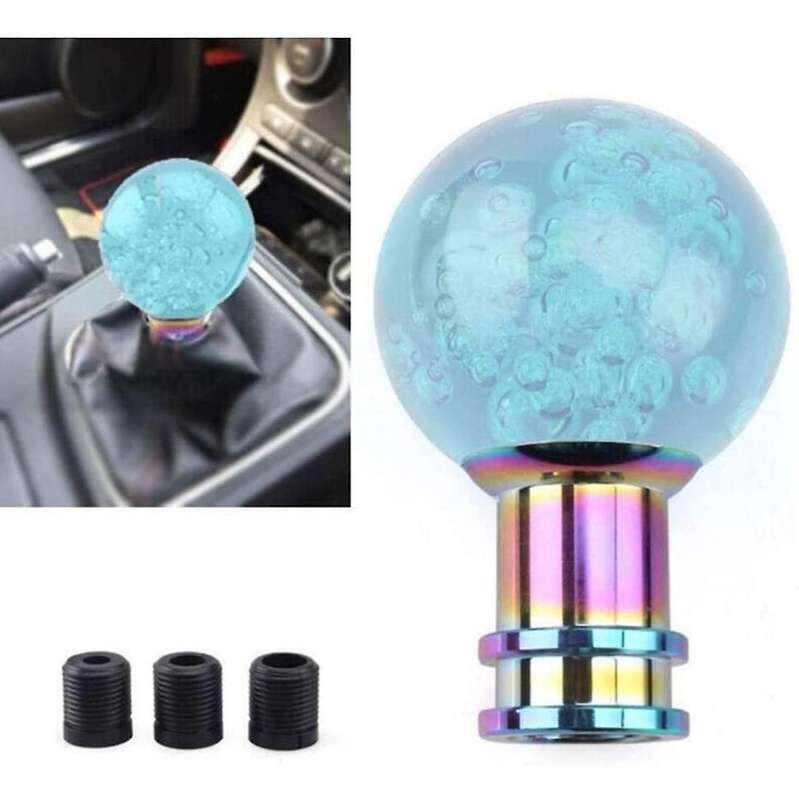 Universal Shift Knob Shift Lever Knob Acrylic Shift Knob Light Blue