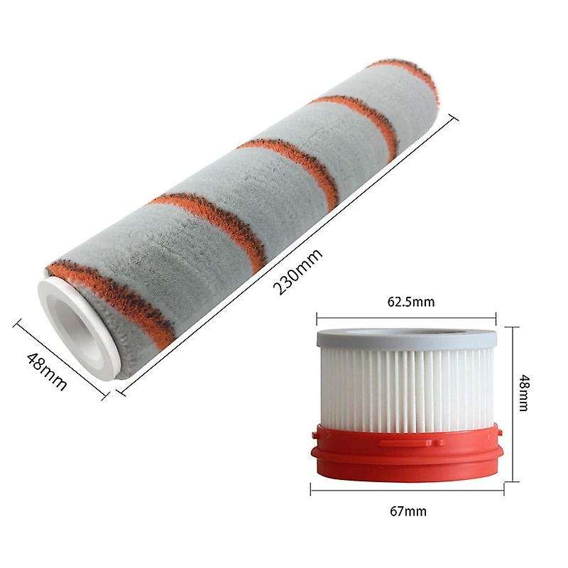 Hepa Filter Roller Brush for Xiaomi Dreame V9/v10/v11 Vacuum Cleaner