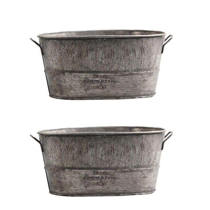 2pc Garden Plant Pot Decorative Vintage Succulent Planter Flower Pot