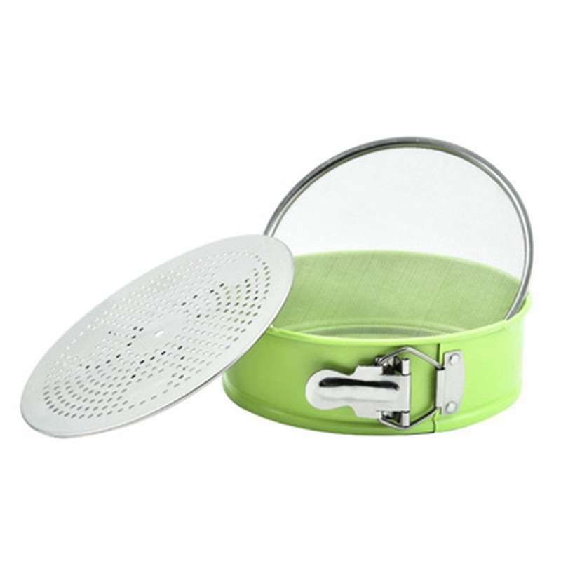 3-in-1 Cake Mold Steel Flour Sieve Steamer Cake Mold Baking Tool C
