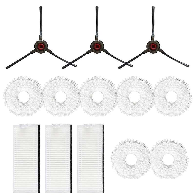 13pcs/set Filter Mop Cloth Side Brush for Yeedi Mop Cleaning Pad