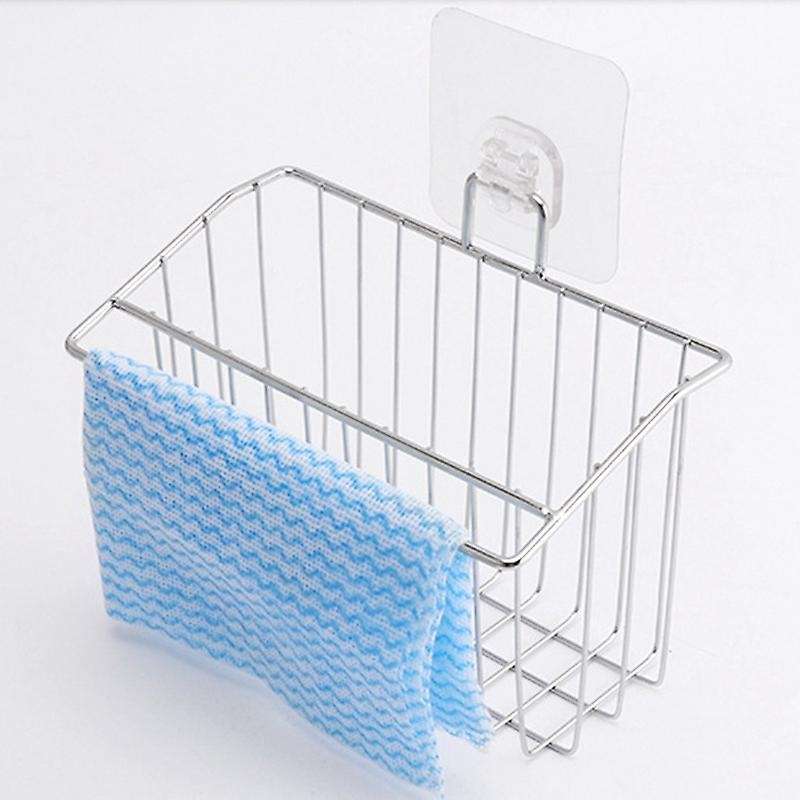 3-in-1 Sponge Holder,stainless Steel Kitchen Sink Organization Basket