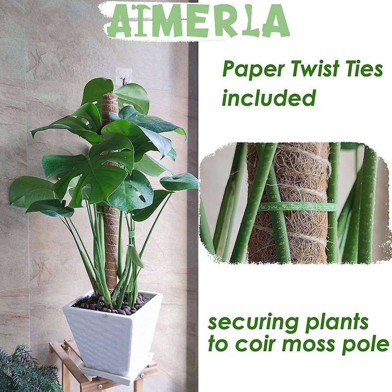 Moss Pole Plant Support.26.6 Inch Moss Sticks for Indoor Plants