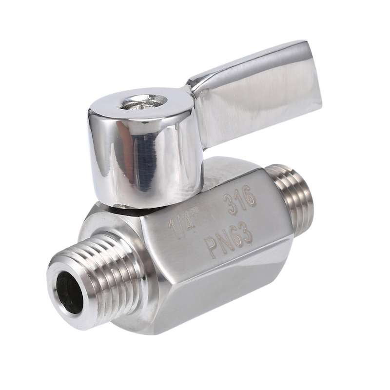 316 Stainless Ball Valve - 1/4 Inch Npt Thread Male Small Ball Valve
