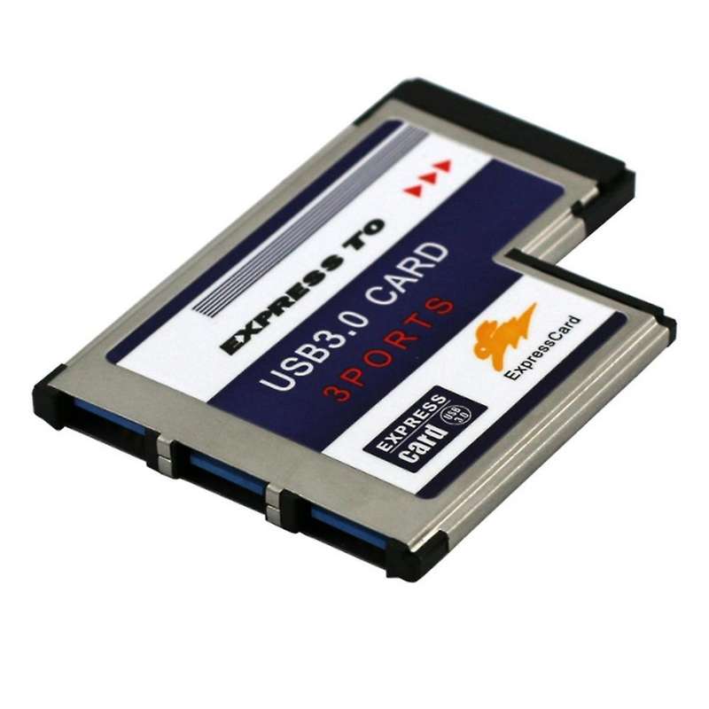 Usb 3.0 Express Card 3 Port Expansion Card for Laptop