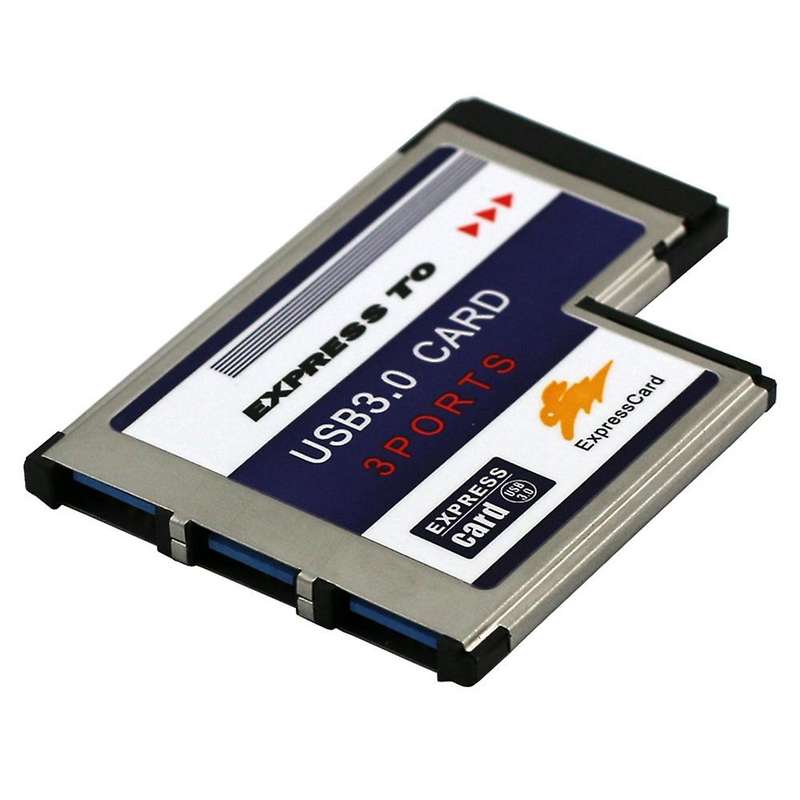 Usb 3.0 Express Card 3 Port Expansion Card for Laptop
