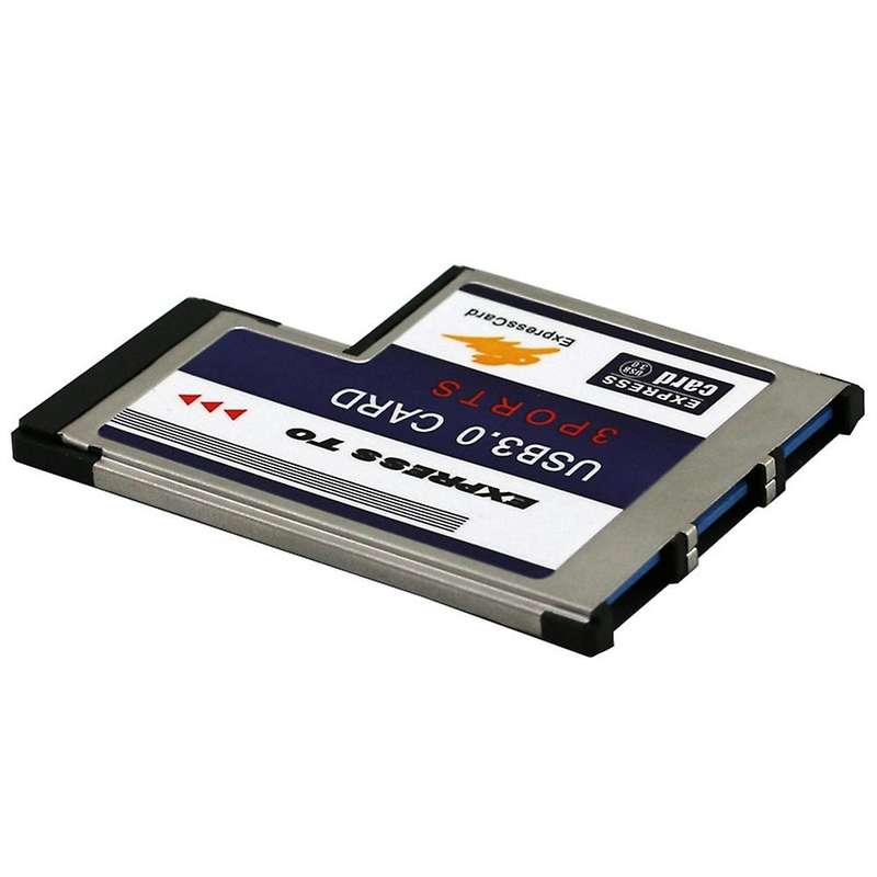 Usb 3.0 Express Card 3 Port Expansion Card for Laptop