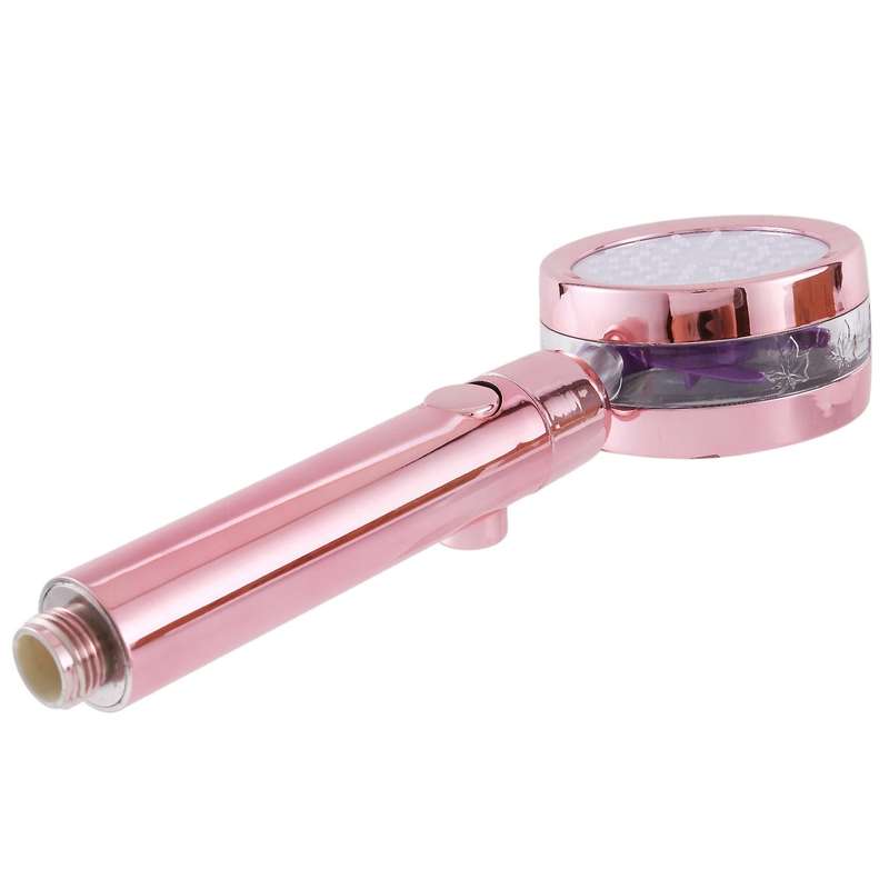 Turbocharge Shower Head High Pressure Detachable 360 Degree ,pink