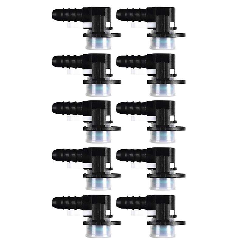 10pcs Car Water Pipe Connector Id12-id6-90 Degree L Type Fuel Pipe