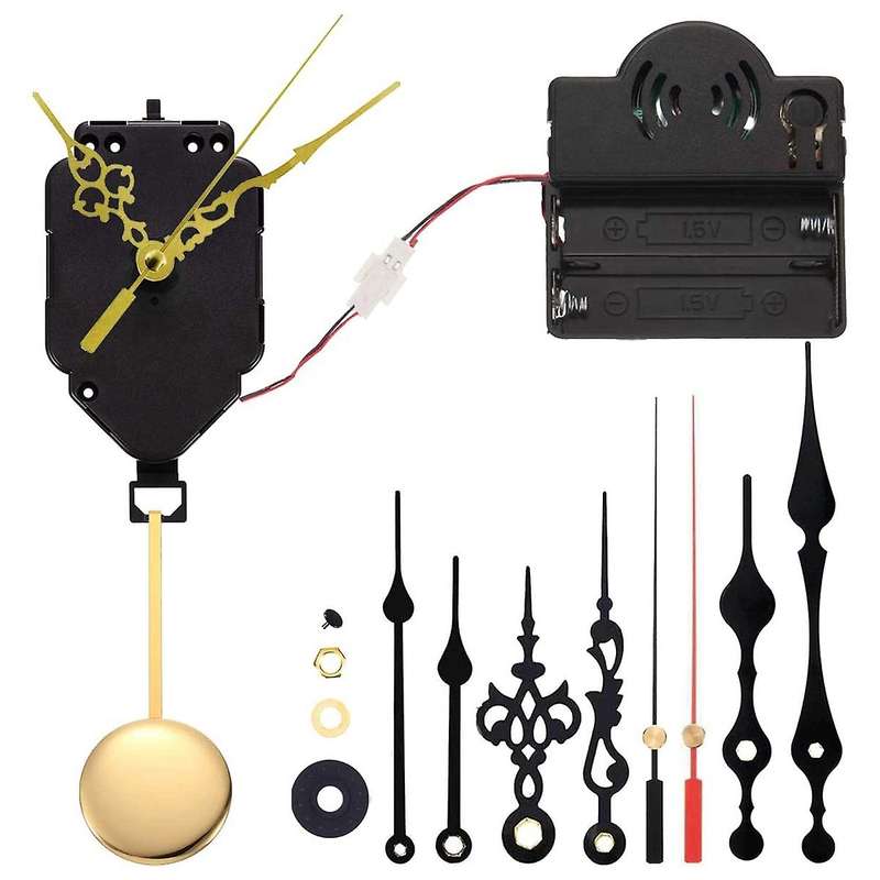 Quartz Pendulum Trigger Clock Movement Chime with 4 Pairs Clock Hands
