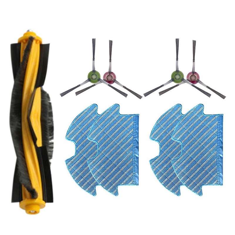 9pcs Main Brush Mop Cloth  for Ecovacs Deebot Ozmo 900 Dn5g Robot
