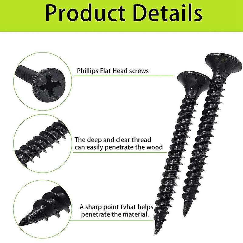 420 M3 Phillips Countersunk Head Tapping Screws,including 20 Anchors