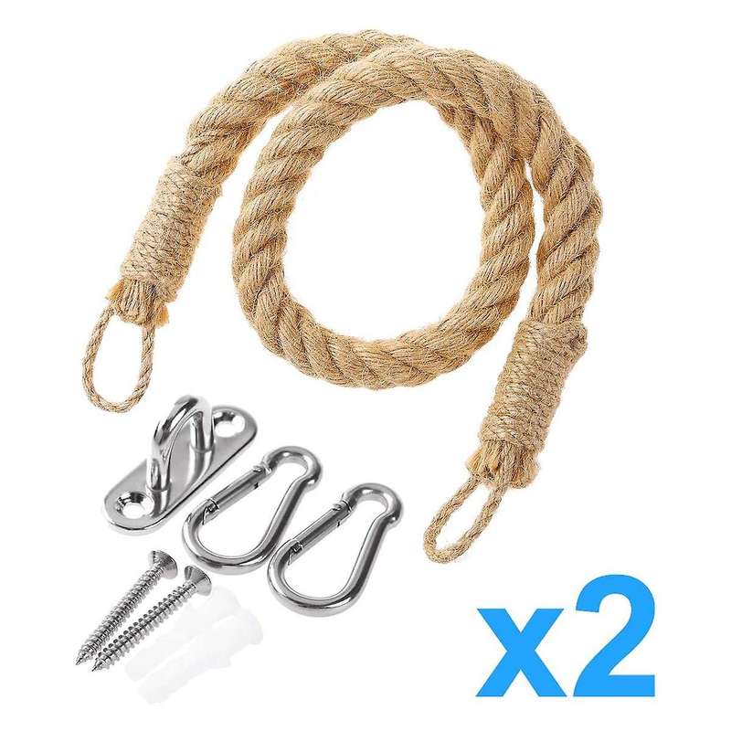 2 Pieces Nautical Rope Toilet Paper Holder Bathroom Home Decoration