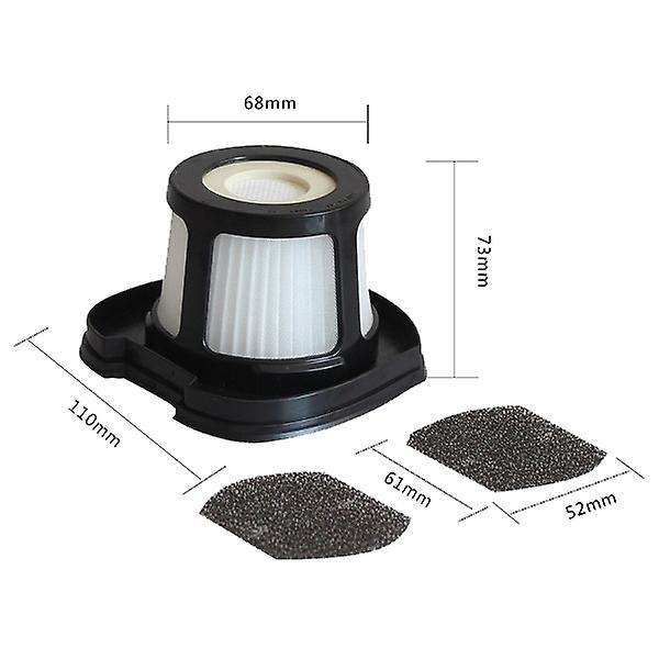 3 Pack Filters for Bissell 2390 2390a 2389 Eraser Pet Hand Vacuums