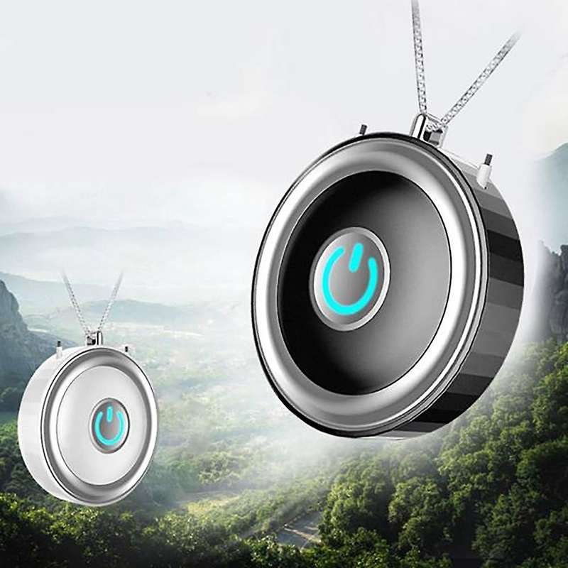 Negative Ion Mini Air Purifier 300mah Hanging Neck Air Purifier Pink
