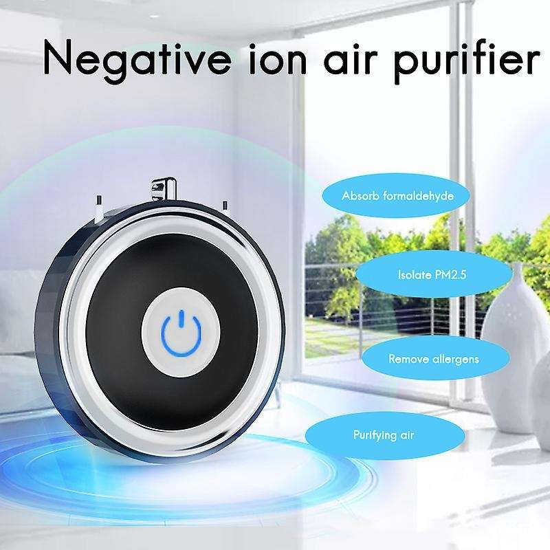 Negative Ion Mini Air Purifier 300mah Hanging Neck Air Purifier Pink