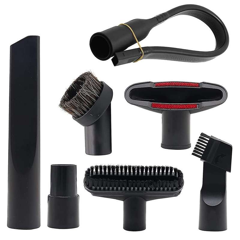 Vacuum Attachments Set, Floor Brush with Standard Hose Adapter,7 Pack