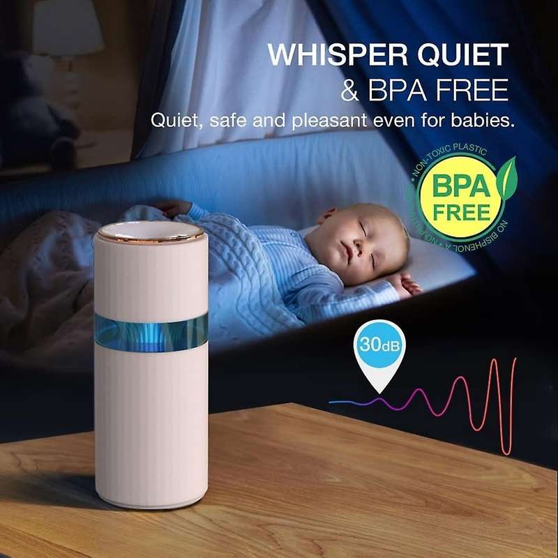 Mini Usb Humidifier - 400ml Portable Humidifier Pink