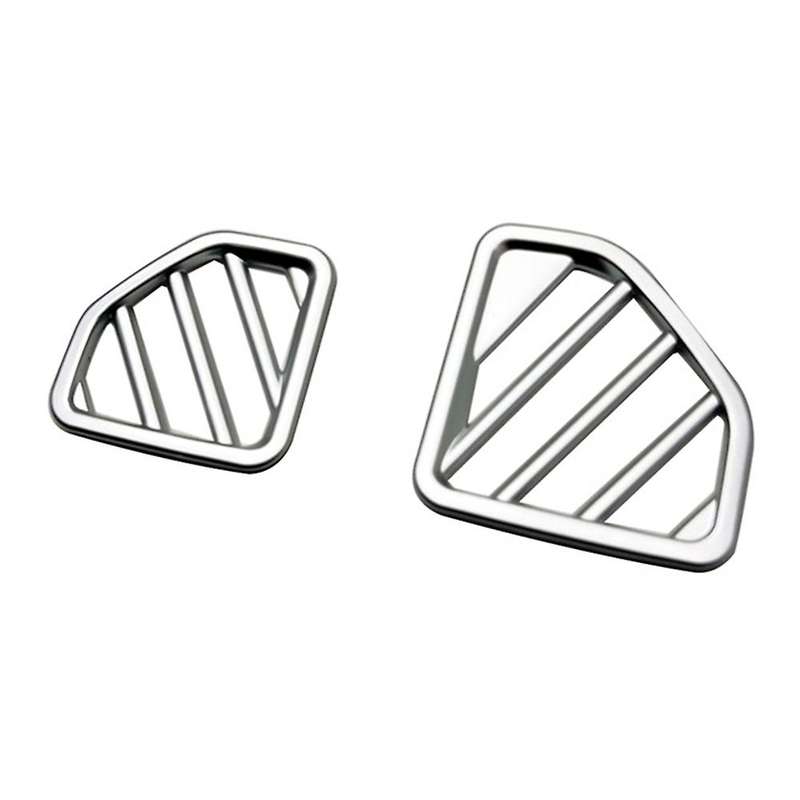 Silver Dashboard Side Air Vent Trim for Daihatsu Atrai Hijet 2022 Rhd