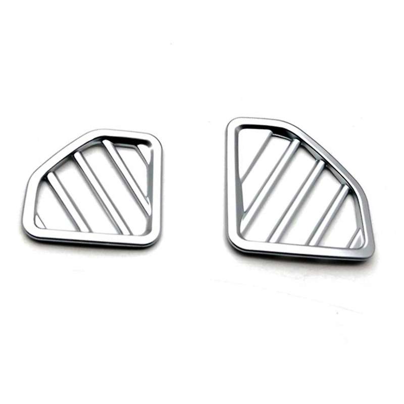 Silver Dashboard Side Air Vent Trim for Daihatsu Atrai Hijet 2022 Rhd