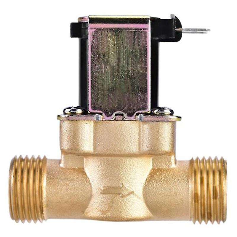 Water Valve Switch G3/4 Inch Brass Solenoid Valve Ac220v for Heater
