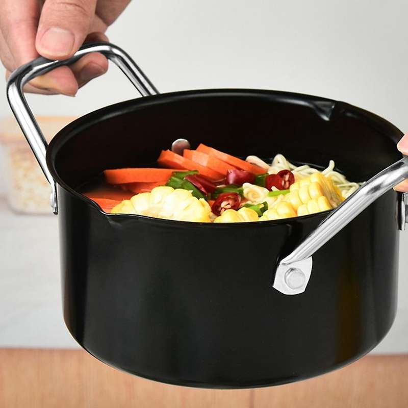 Carbon Steel Soup Stock Porridge Pots Household Outdoor Bbq Sauce Pot