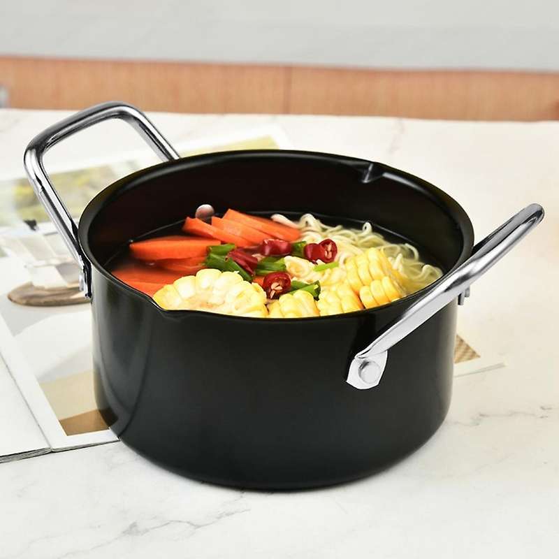 Carbon Steel Soup Stock Porridge Pots Household Outdoor Bbq Sauce Pot