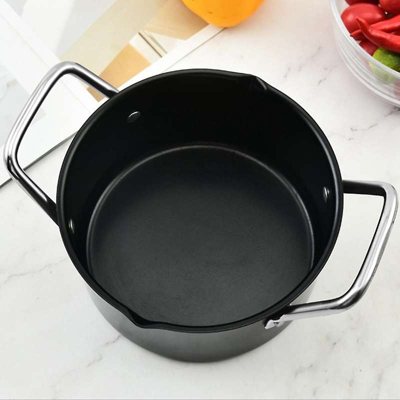 Carbon Steel Soup Stock Porridge Pots Household Outdoor Bbq Sauce Pot