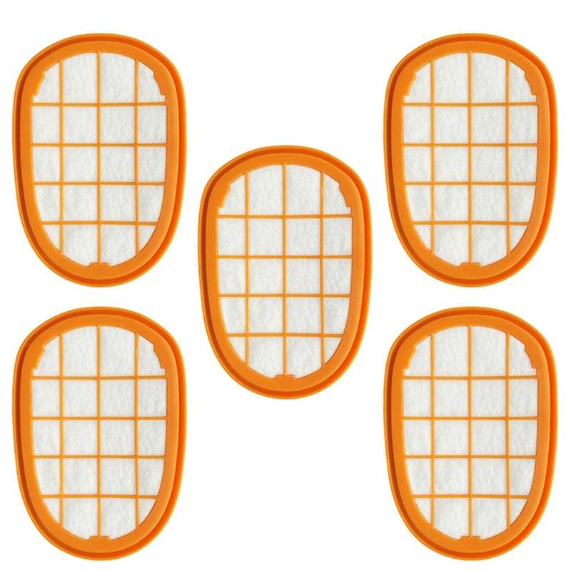 5pcs Dust Cotton Filter for Philips Fc6812 6814 6823 6827 6908 Vacuum