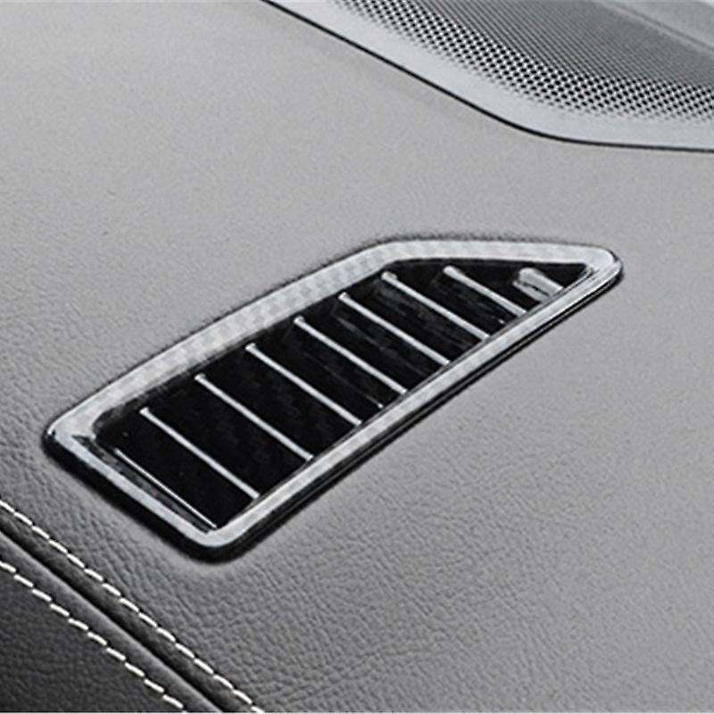 Carbon Fiber Air Outlet Vent On Dashboard Trim for Ford Ranger 15-21