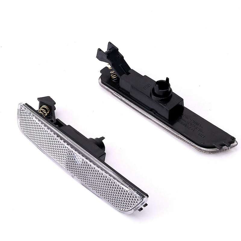 1 Pair Driver Passenger Side Marker Lamp for Passat 2001-2005 White