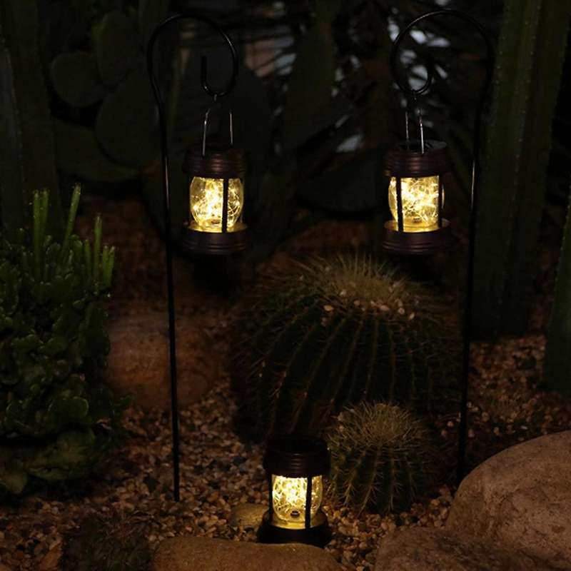 Retro Solar Hanging Light Lamp Retro Lamp Portable Campsite Lamp