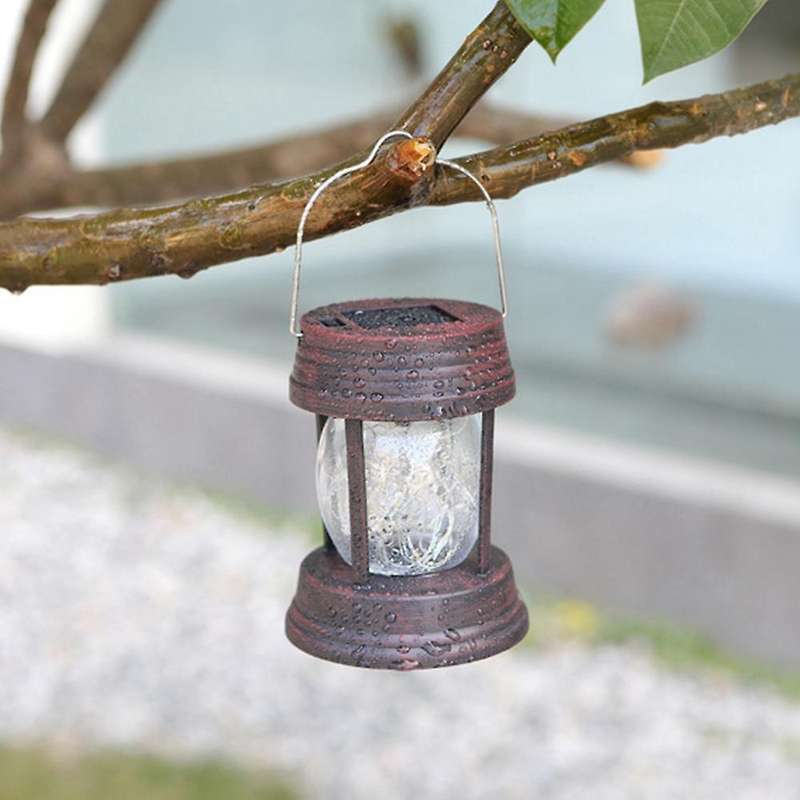 Retro Solar Hanging Light Lamp Retro Lamp Portable Campsite Lamp
