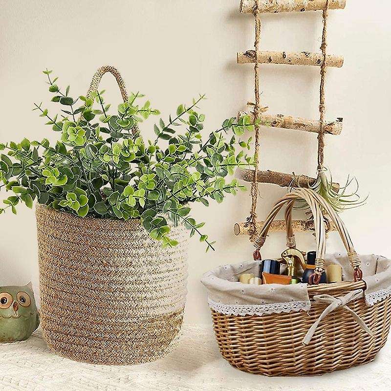 Rope Hanging Basket,wall Hanging Baskets Woven Storage Basket