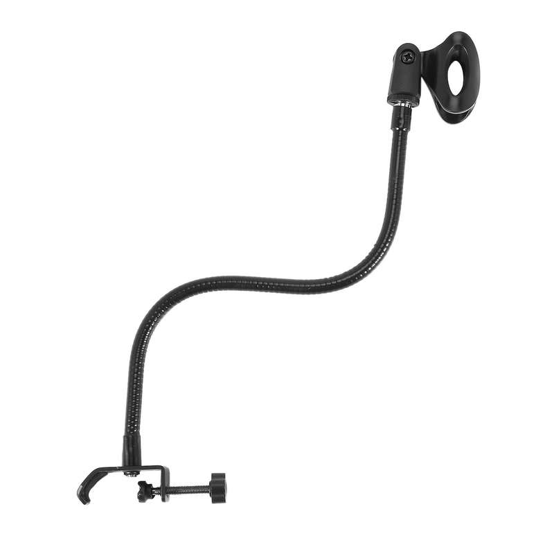 Flexible Gooseneck Microphone Stand with Desk Clamp for Radio