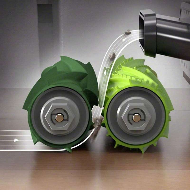 3 Set Multi-surface Rubber Brush Rollers for Irobot Roomba I&e Series
