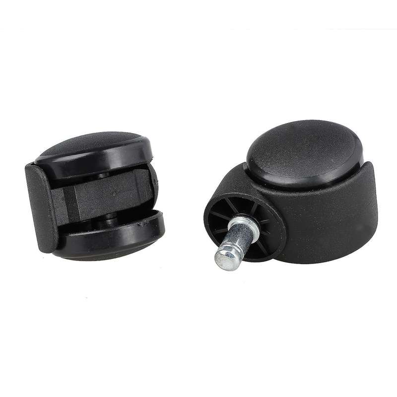 5 X Replacement Office Computer Chair Stem Swivel Castors Casters Wheels Black