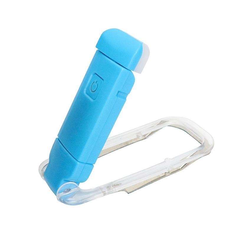 Led Card Book Light Usb Rechargeable Reading Light,blue