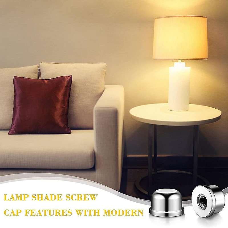 12pcs Lamp Finials 1/4-27 Thread Topper 1/2 Inch Caps Tapped Knob