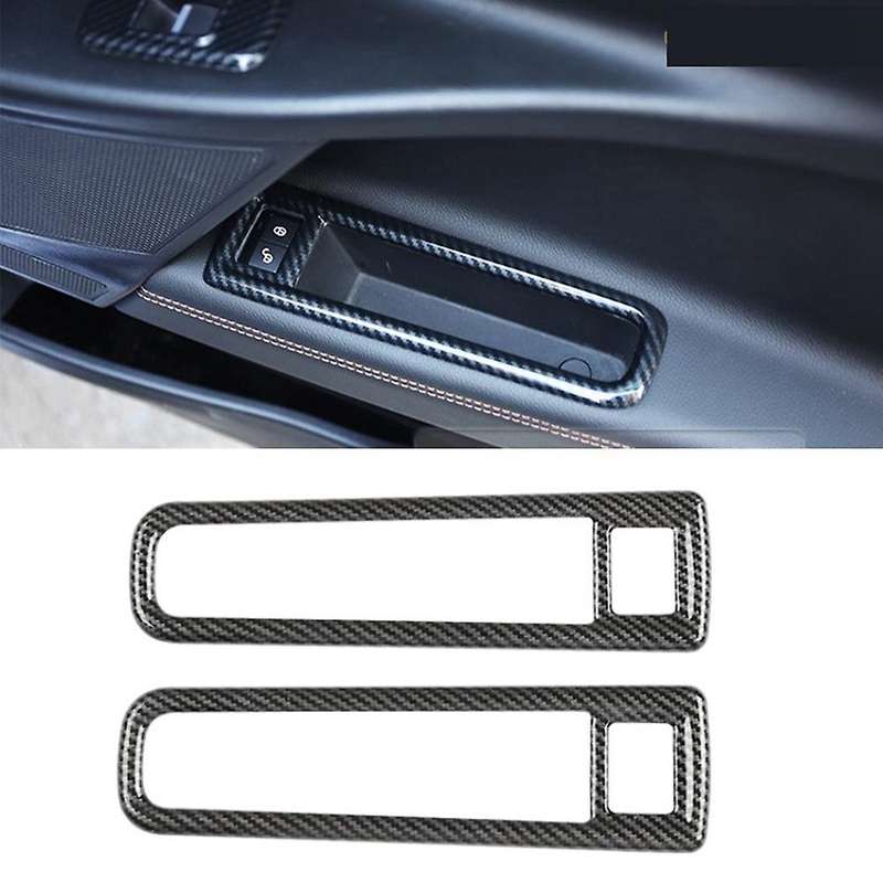Car Door Armrest Frame Window Lift Switch Cover Trim Decor Sticker