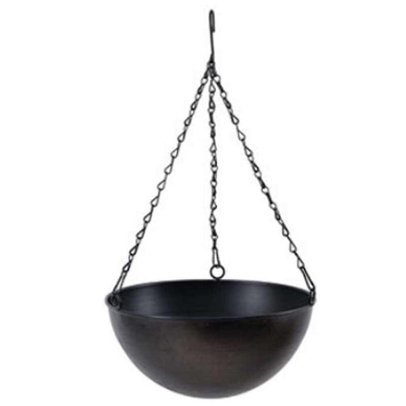 Metal Hanging Flower Pot Chain Hanging Planter Basket Flower Vase,d