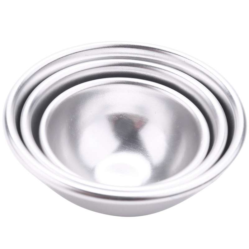24 Pieces 3 Sizes Diy Metal Bath Bomb Mold 12 Set