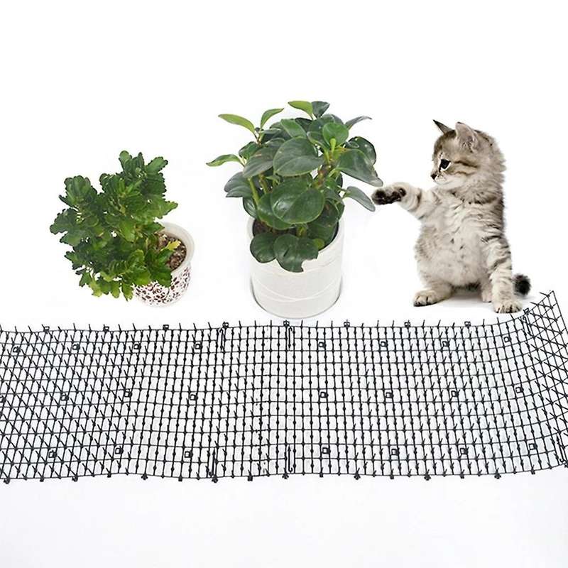 Anti-cat Dogs Repellent Mat Plastic Spike Thorn Network Pets