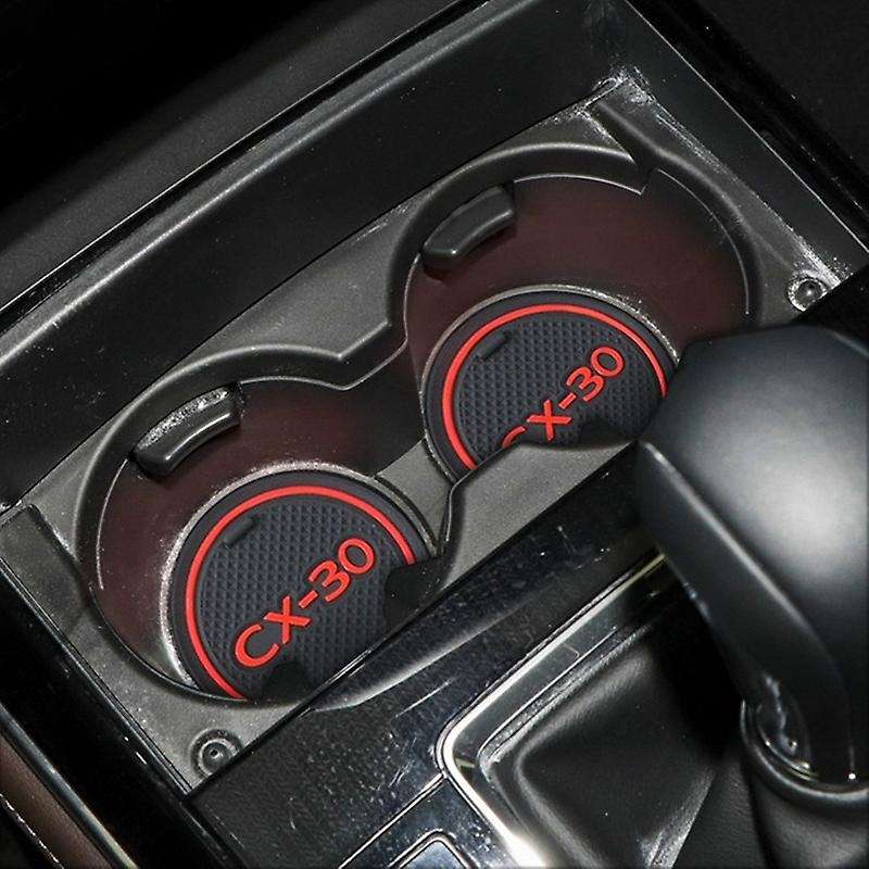 Car Door Mat Anti-slip Cup Pad Interior Slot Pad for Mazda Cx-30 2020
