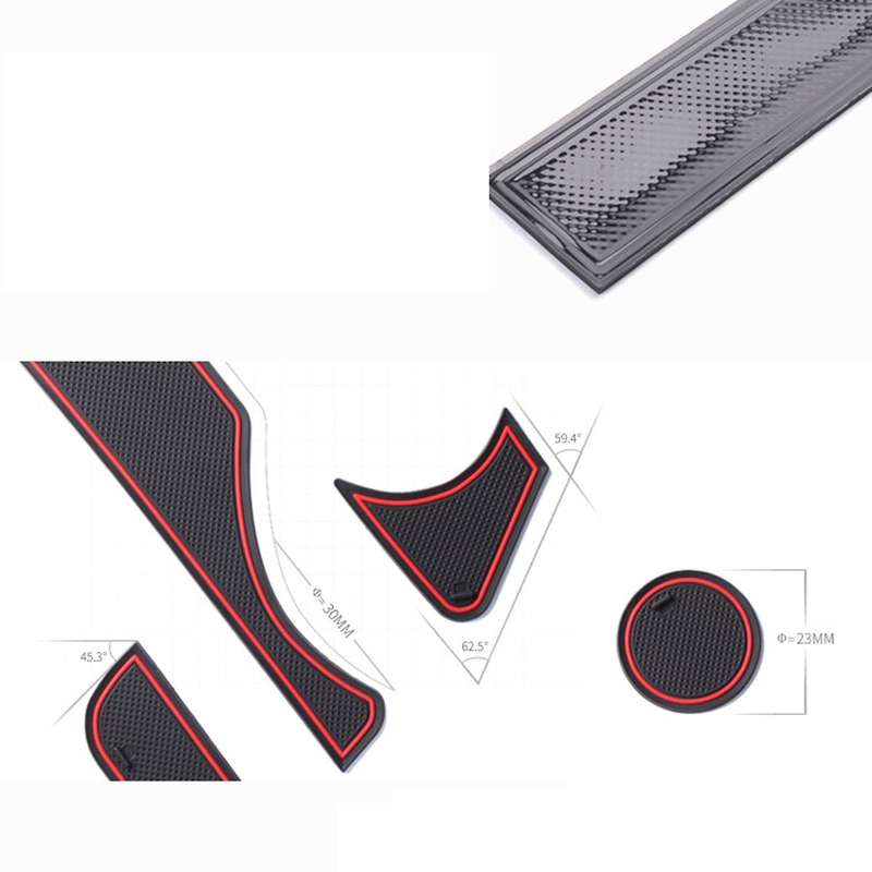 Car Door Mat Anti-slip Cup Pad Interior Slot Pad for Mazda Cx-30 2020