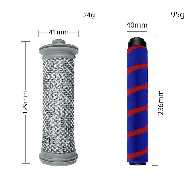 3pcs Pre Filter Soft Brush for Tineco A10 Ea10 Hero Vacuum Cleaner