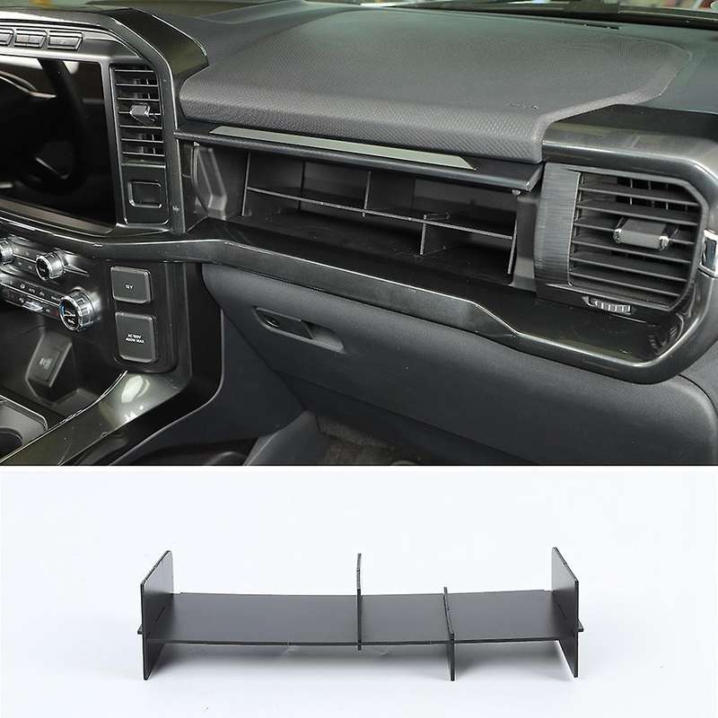 Glove Box Organizers for Ford F150 2021, Abs Storage Divider (upper)